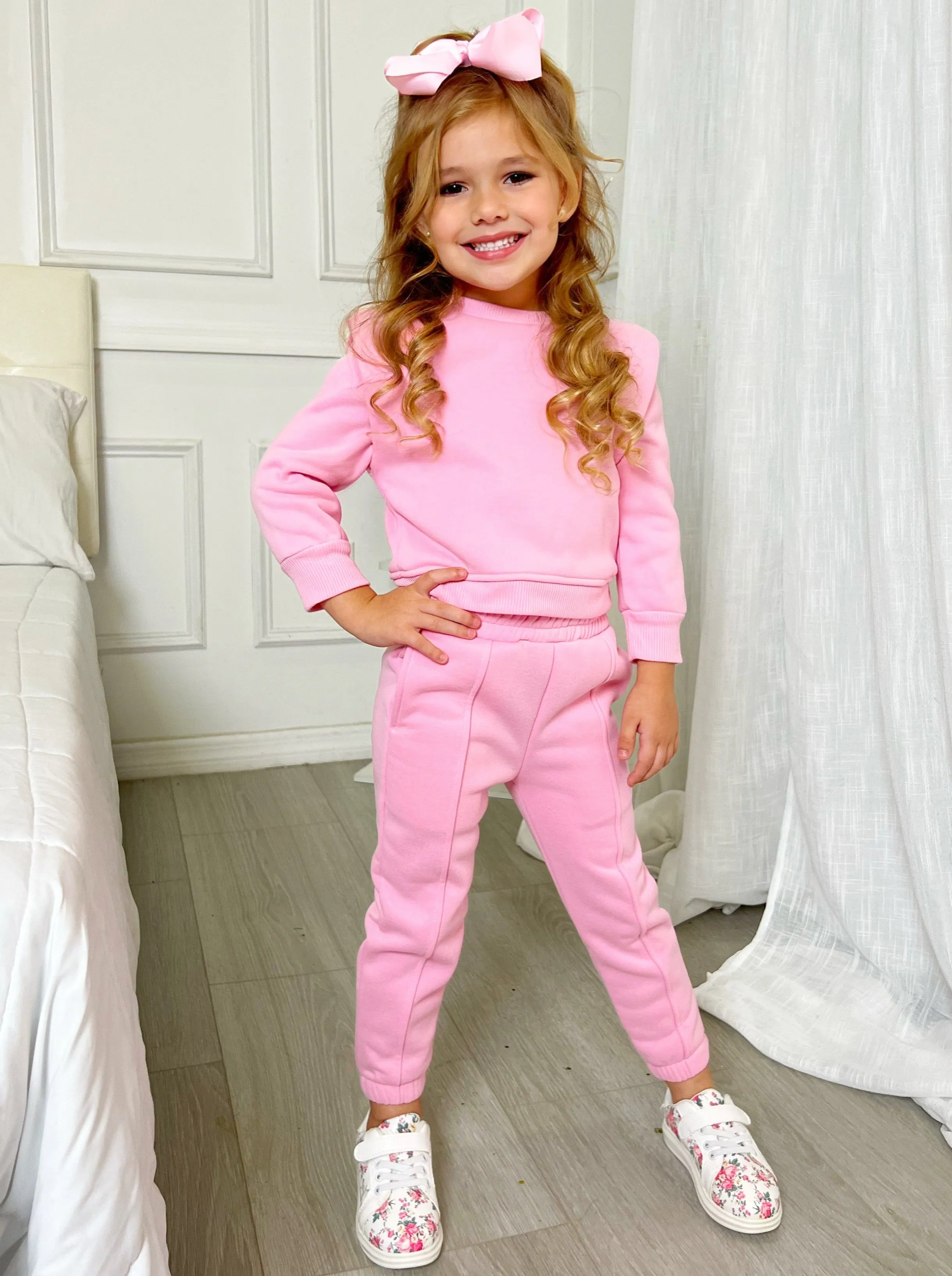 Something Sweet Pink Jogger Set