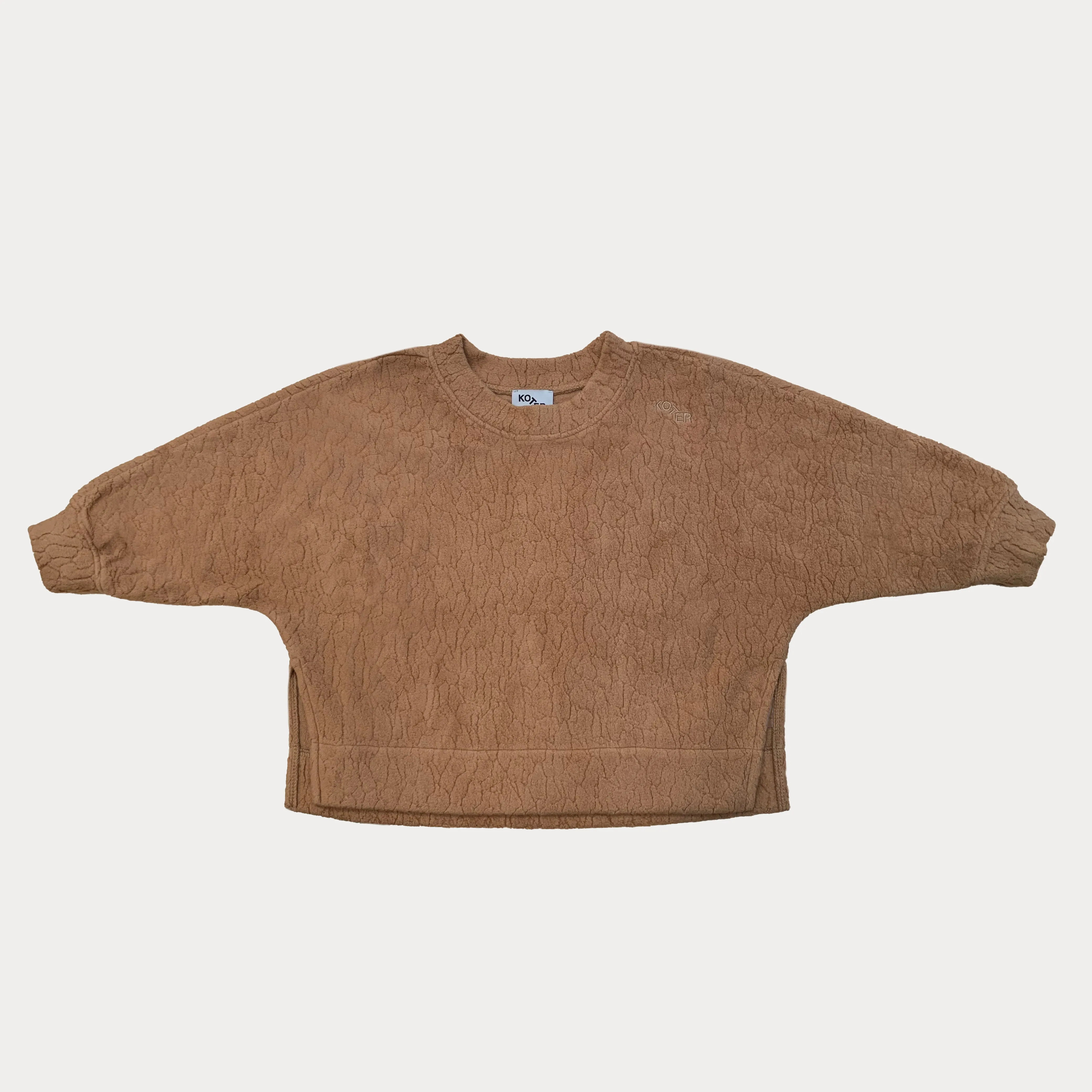 Studio Koter Caramel Brown Teddy Riverson Sweatshirt