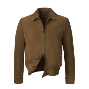 Suede Bomber Jacket