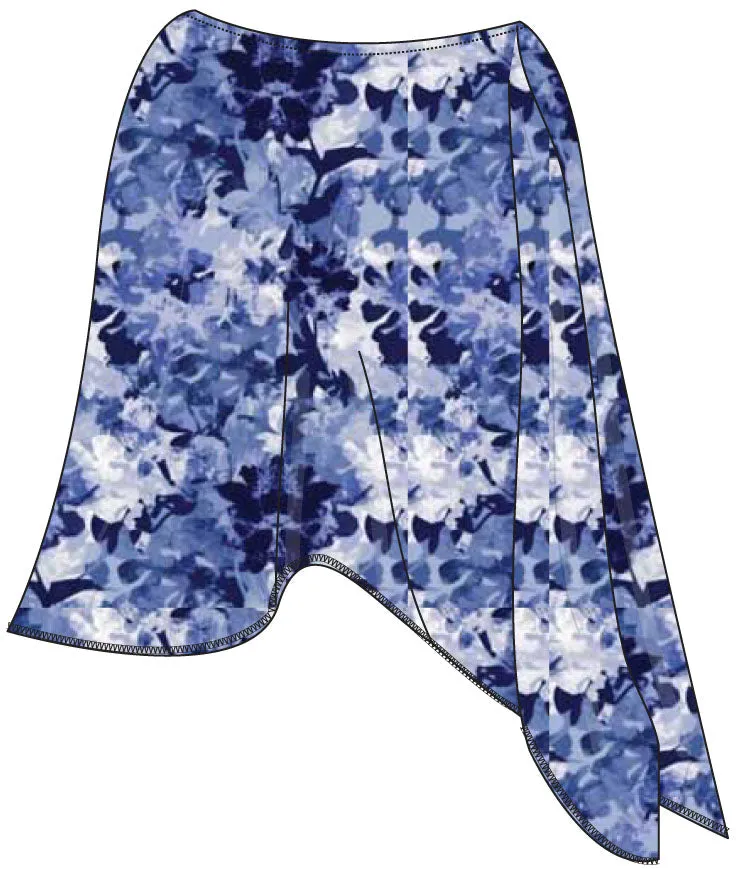 Sun Poncho -  Camo Blu