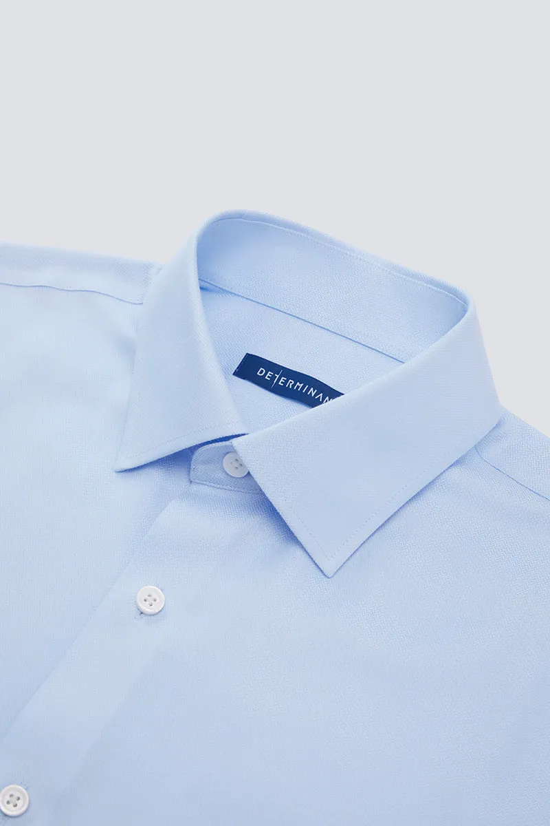 Supreme Cotton-Silk Dress Shirt | Light Blue 1459DK