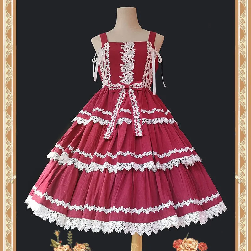 Sweet Layered Lolita JSK Dress Classic Party Dress by Infanta