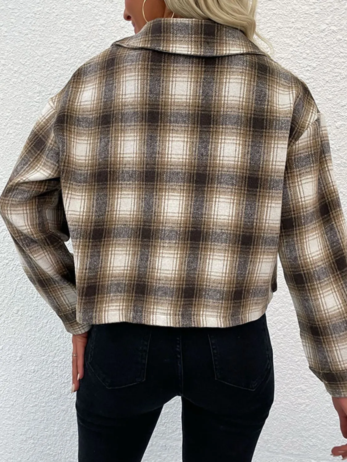 Take That Plaid Button-Up Shacket