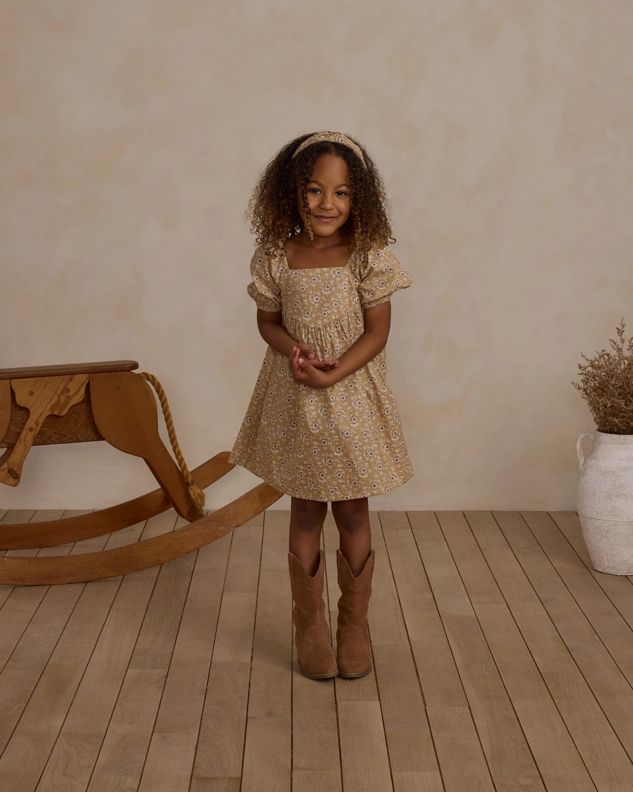 The Cassidy Dress by Rylee   Cru - Golden Fields - BABY