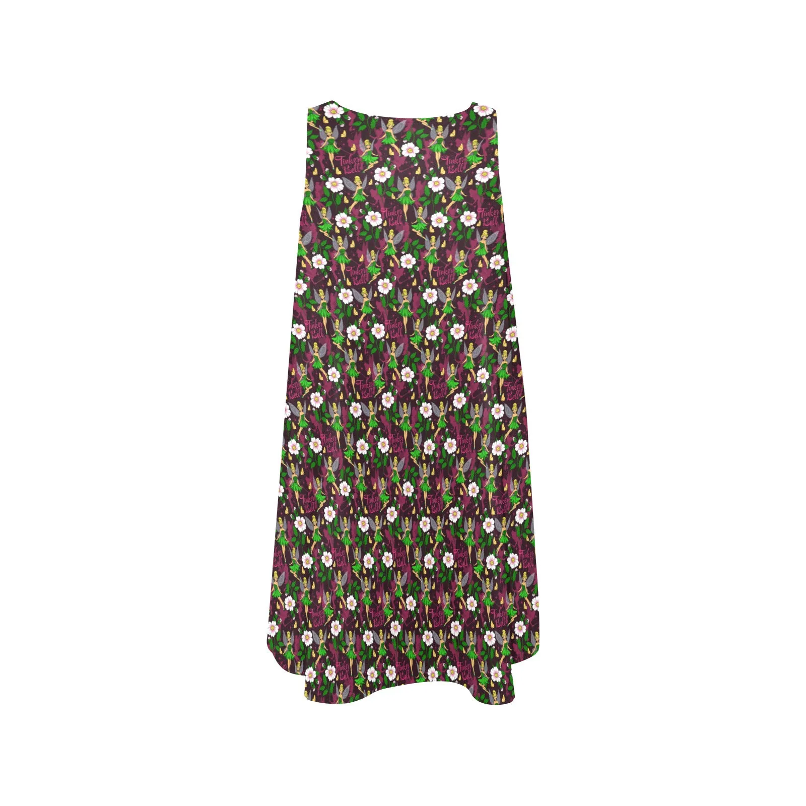 Tinker Bell Sleeveless A-Line Pocket Dress