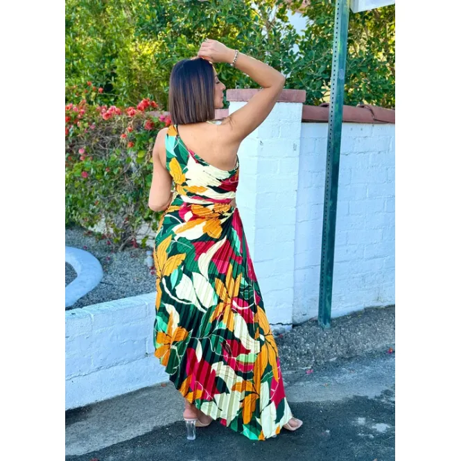 Tropical Print Veronica Maxi Dress