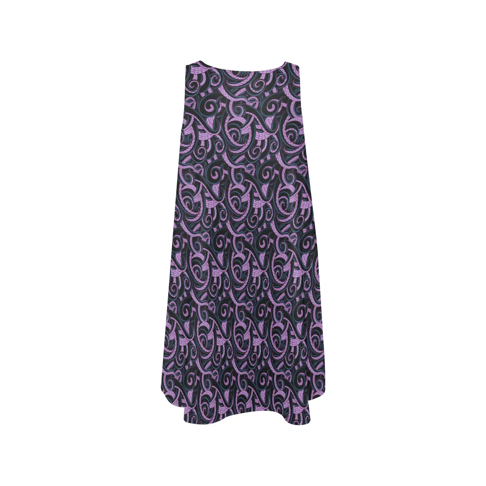 Ursula Tentacles Sleeveless A-Line Pocket Dress