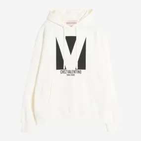 Valentino Cotton Chez Valentino Print Hoodie