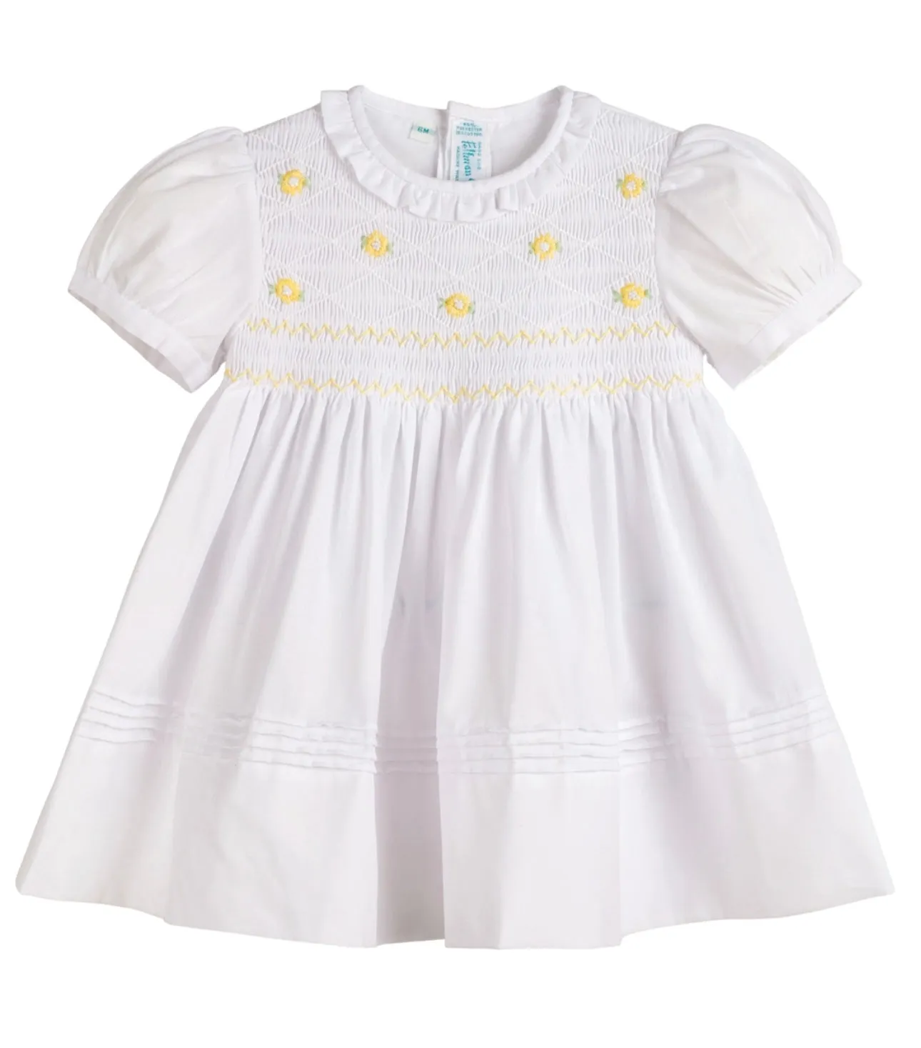 White Classic Daisy Dress