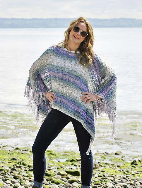 Wispy Poncho by Karin Skacel