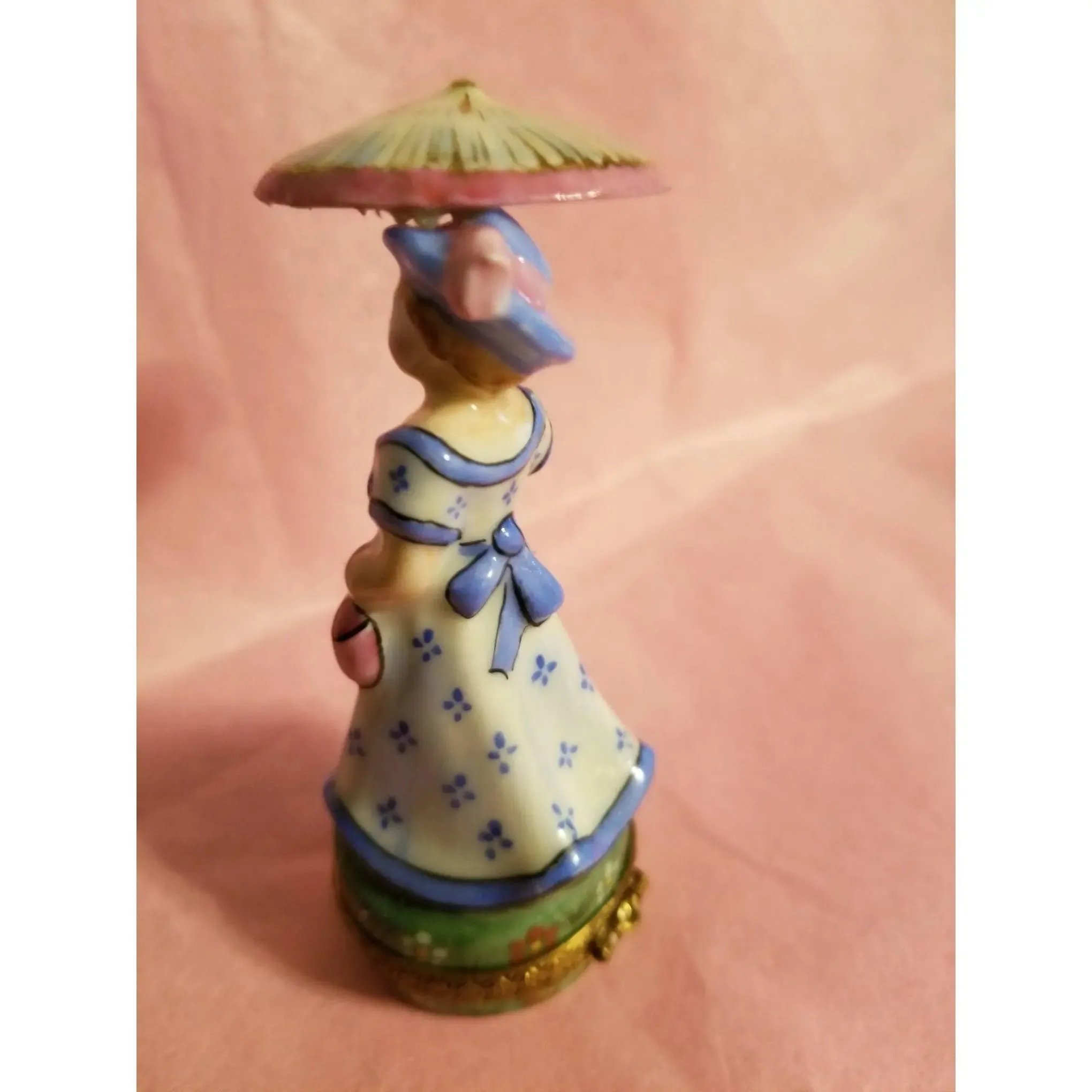 Woman Umbrella Parasol Blue Monet No. 1