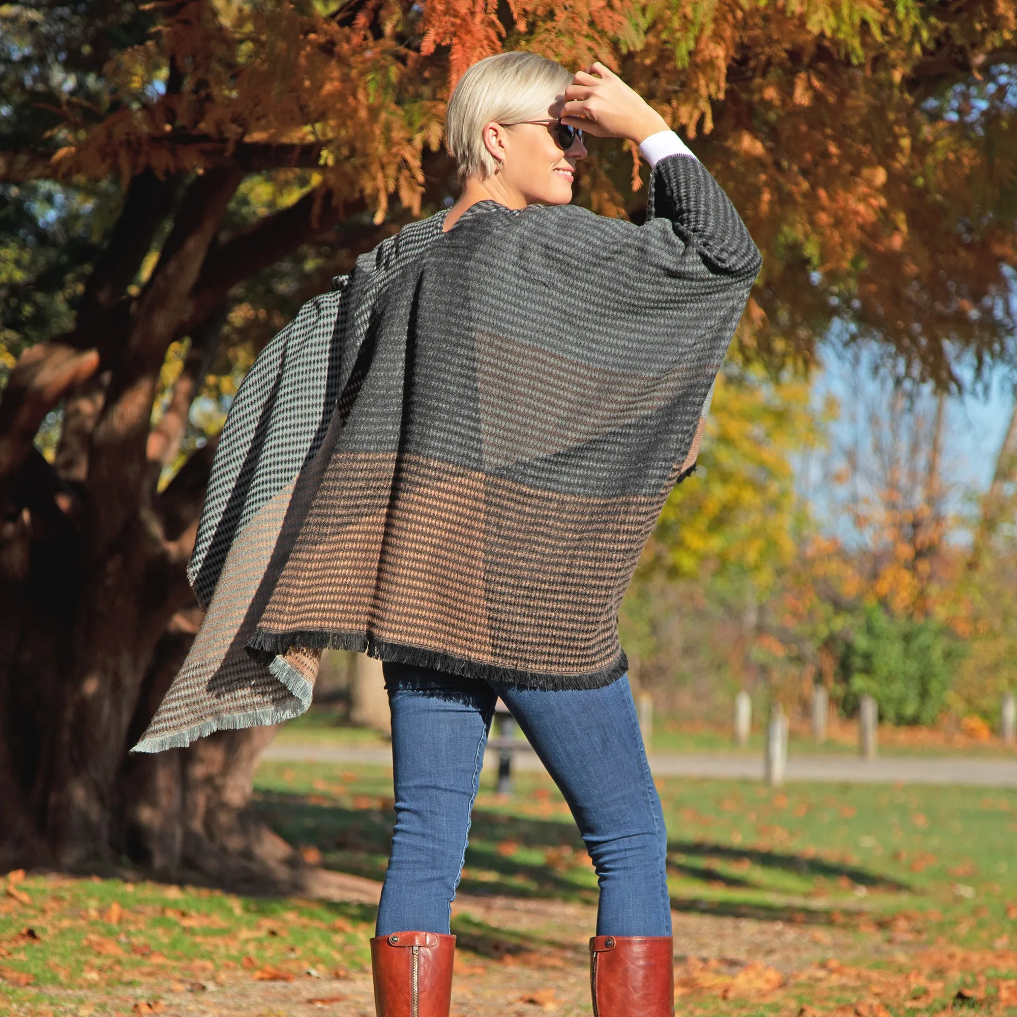 Wrapped in Style Poncho