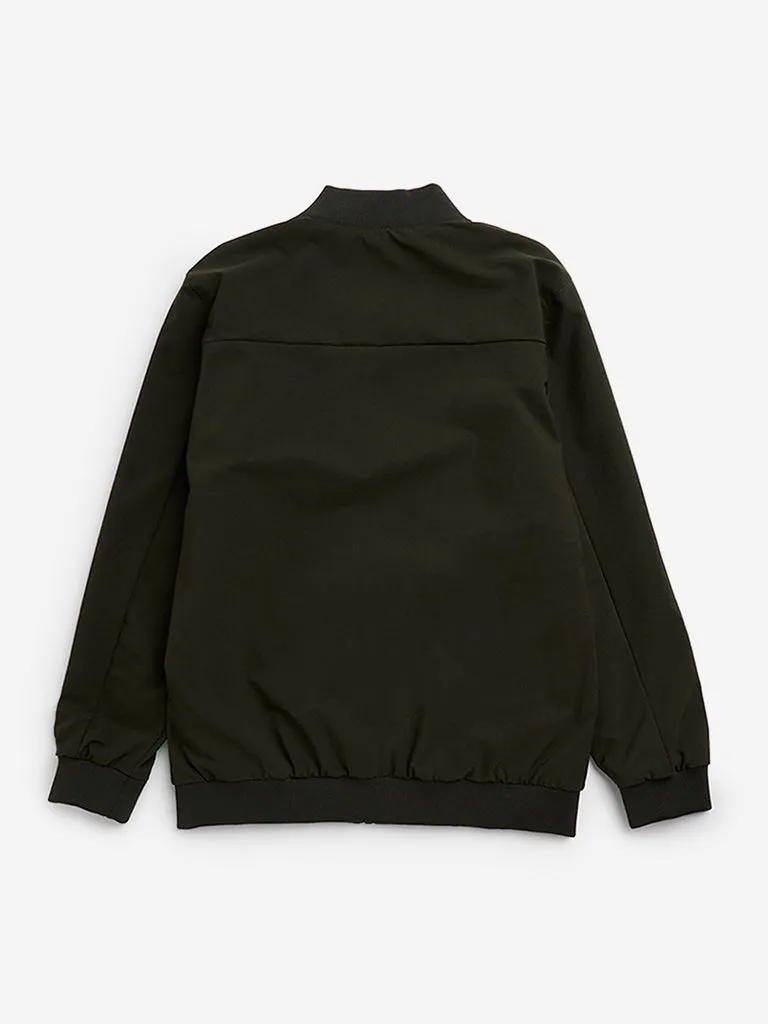 Y&F Kids Olive Bomber Jacket