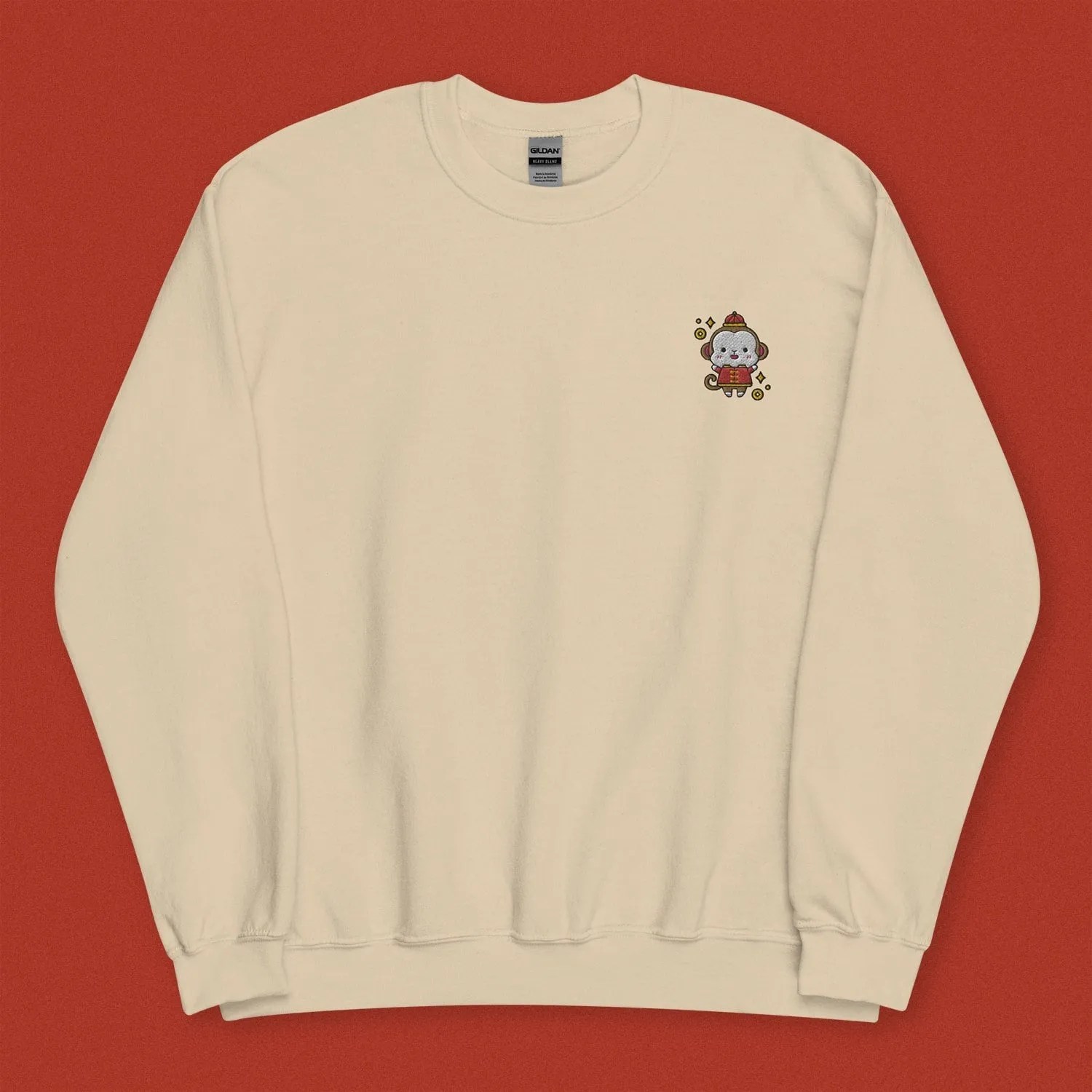 Year of the Monkey Embroidered Sweatshirt