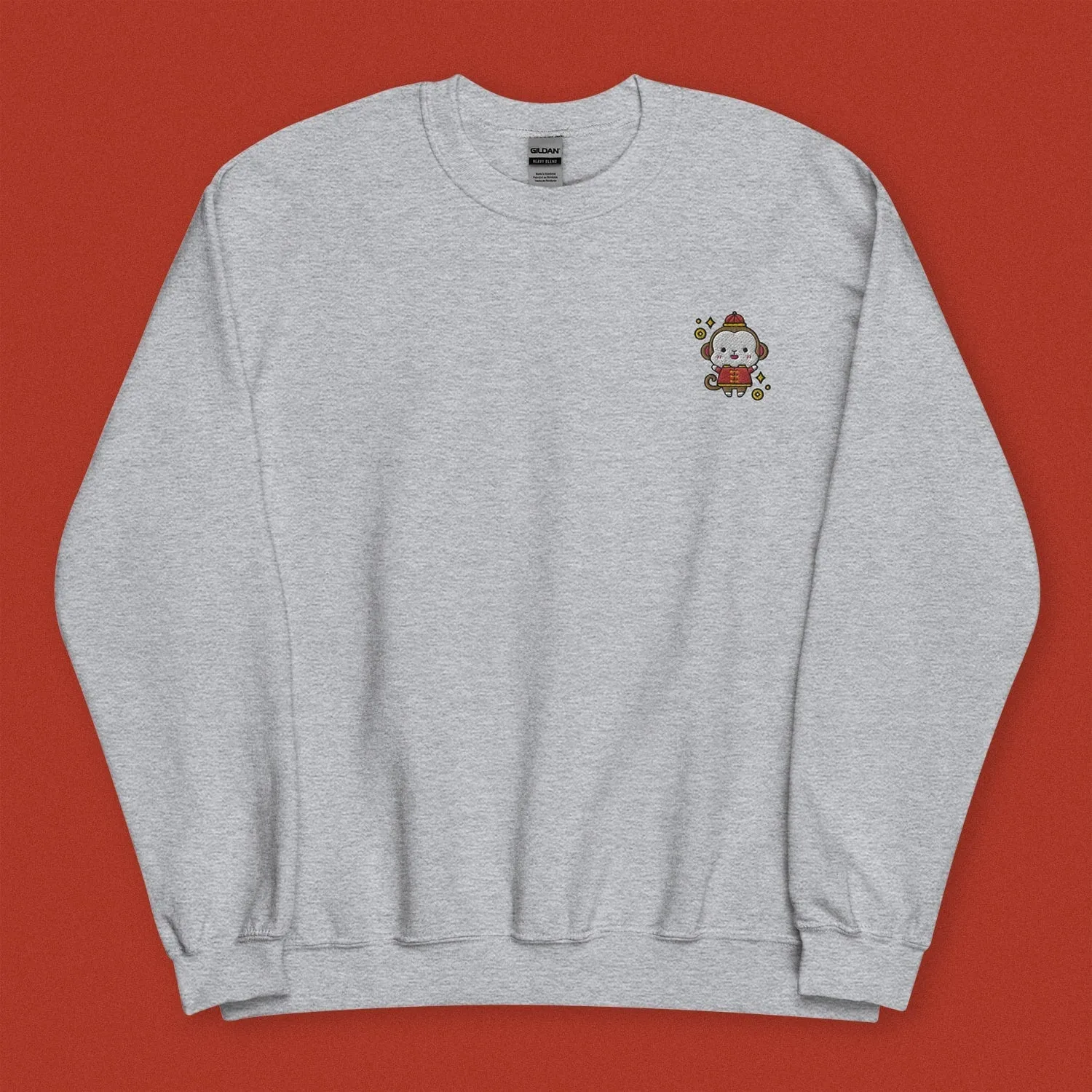 Year of the Monkey Embroidered Sweatshirt